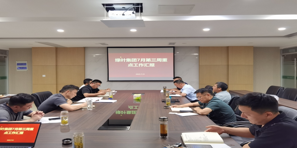 綠葉集團(tuán)召開上半年工作會(huì)議